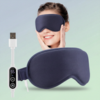 USB heated steam eye mask with remote control for relaxation