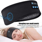 Soft wireless Bluetooth sleep headphones eye mask for comfortable, restful sleep