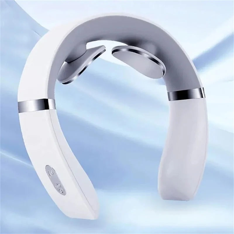 Portable cervical spine massager for soothing neck and shoulder pain relief