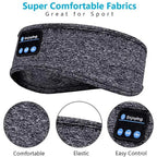 Soft wireless Bluetooth sleep headphones eye mask for comfortable, restful sleep