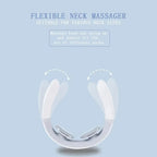 Portable cervical spine massager for soothing neck and shoulder pain relief