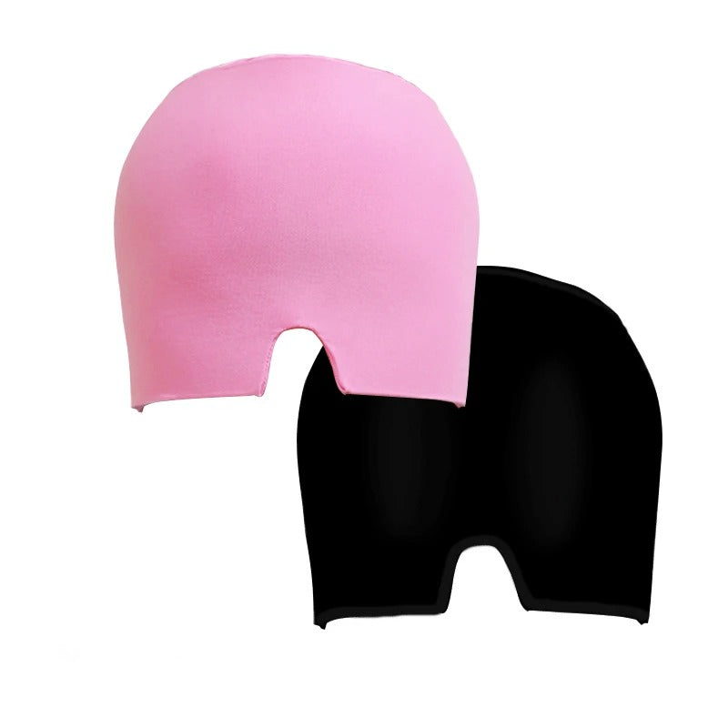 Gel ice migraine relief hat with cold compress therapy cap and eye mask