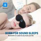 Bluetooth sleep eye mask with built-in HD speakers for restful, comfortable sleep