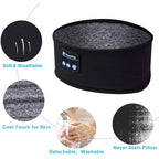 Soft wireless Bluetooth sleep headphones eye mask for comfortable, restful sleep