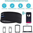 Soft wireless Bluetooth sleep headphones eye mask for comfortable, restful sleep