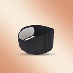 Black self-heating magnetic lumbar waist support belt